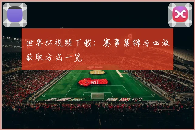 世界杯视频下载:赛事集锦与回放获取方式一览
